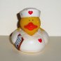 Oriental Trading Co. Nurse with Chart Rubber Duck Bath Toy Loose Used