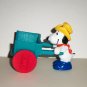 McDonald's 1990 Peanuts Snoopy's Hay Hauler Happy Meal Toy Loose Used