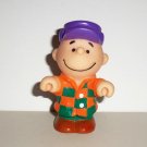 McDonald's 1990 Peanuts Charlie Brown Figure Only Happy Meal Toy Loose Used