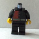 Lego Black Minifig Torso Alpha Team Minion Red/Black Shirt Pattern with Arms and Legs Loose Used