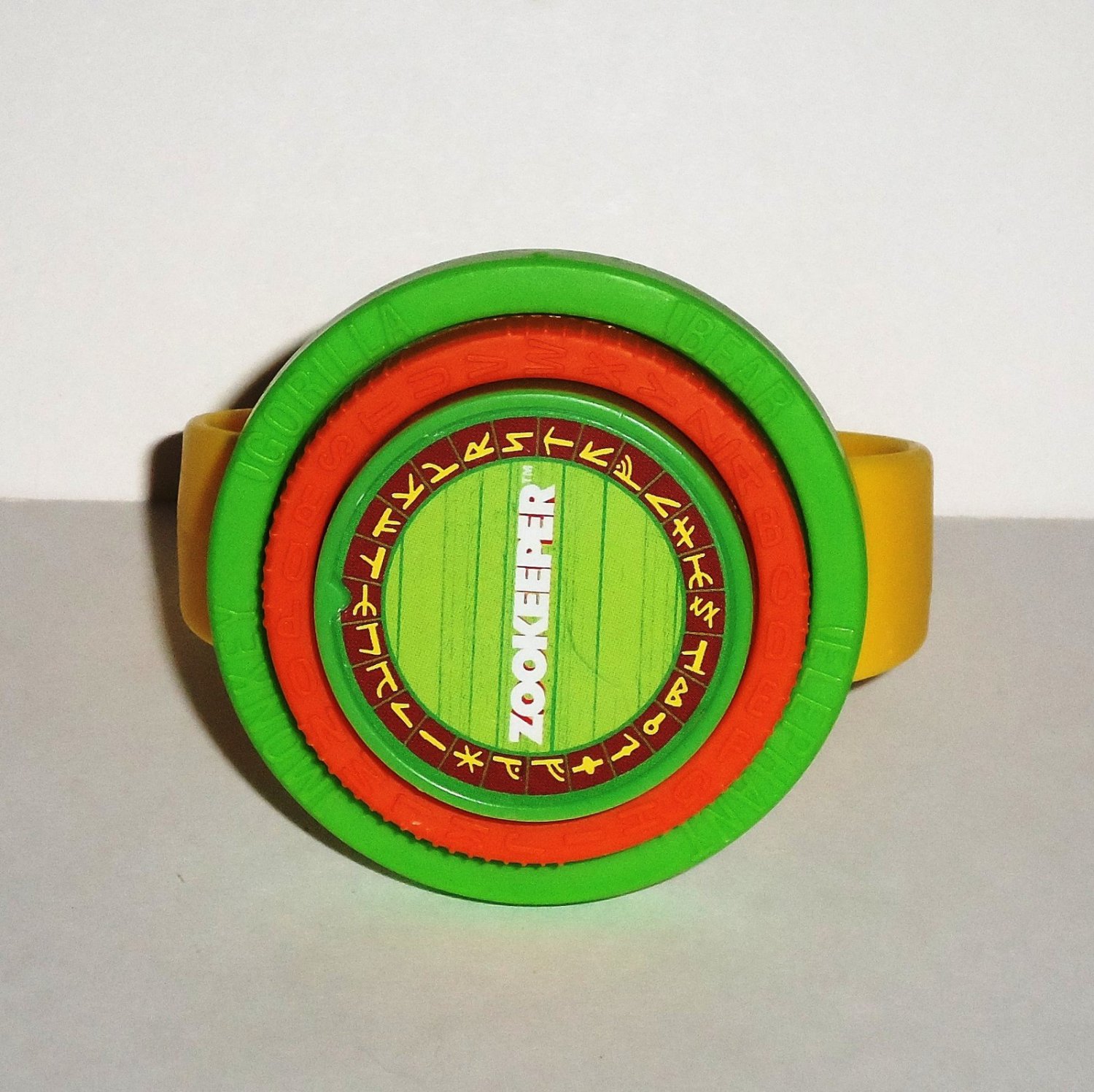 Wendy s 2011 Zookeeper Break The Code Decoder Kids Meal Toy Loose Used