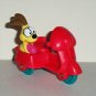 McDonald's 1988 Garfield the Cat Red Motorcycle Only Happy Meal Toy Loose Used
