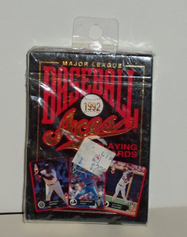 1992 Major League Aces Playing Cards Set Baseball MLB U.S. NIP