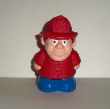 Tonka Vinyl Fireman Figure Loose Used