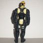 The Corps 2010 Decoder Black White Outfit Action Figure Lanard Toys Loose Used