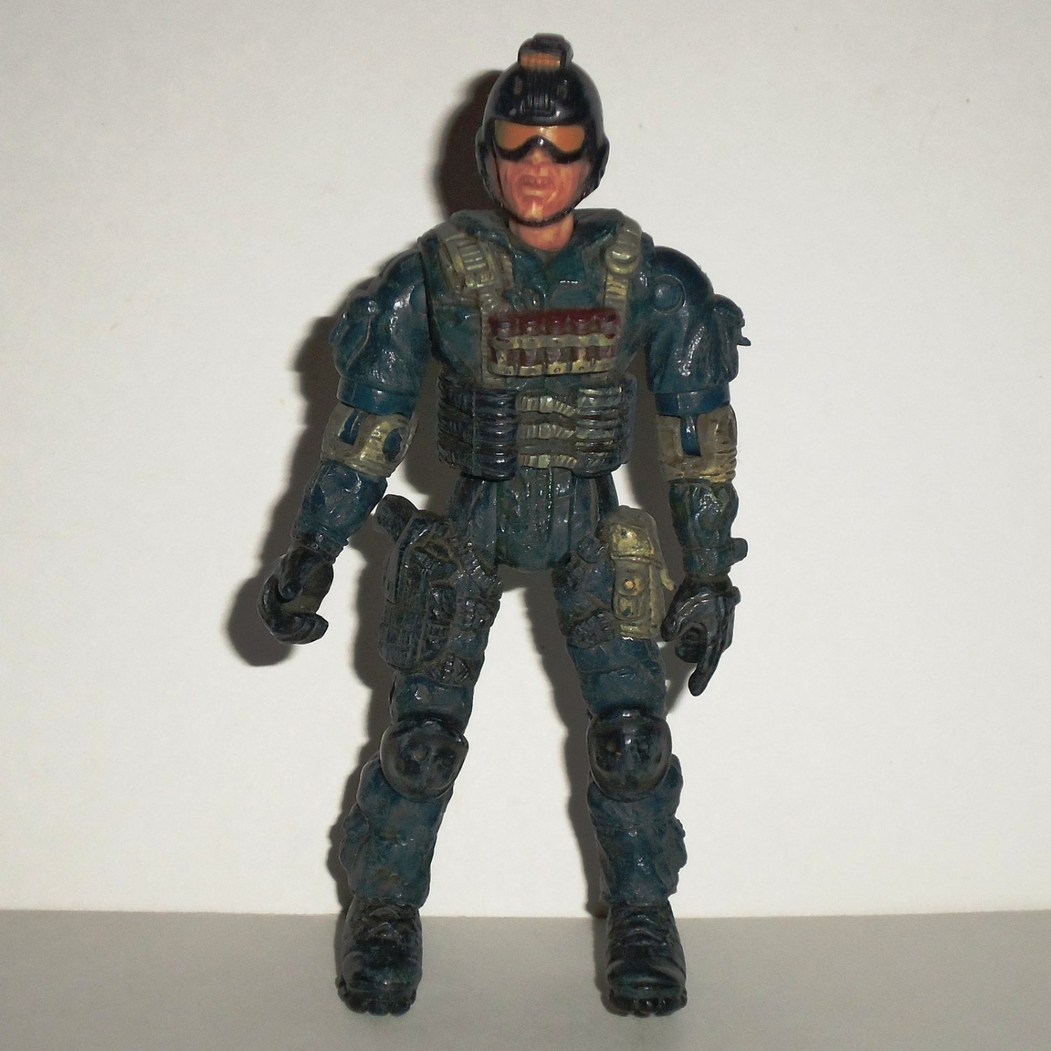 The Corps Commando Force Firestorm Blue Gray Suit Action Figure Lanard ...