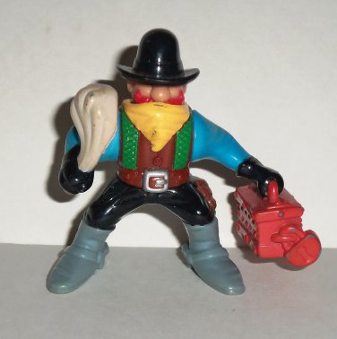 Fisher-Price Great Adventures Wild Western Town Cowboy Outlaw w/ Yellow Scarf Figure 1996 Loose Used