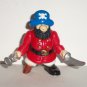 Fisher-Price Great Adventures Pirate Playset Captain Peg Leg Figure 1994 Loose Used