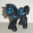 Fisher-Price Imaginext Battle Knight Black Horse Figure Only Loose Used