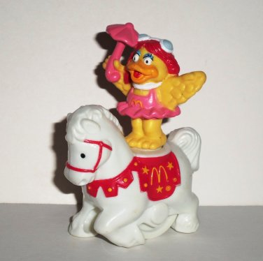 McDonald's 1991 McDonaldland Circus Parade Bareback Rider Birdie Happy Meal Toy Loose Used