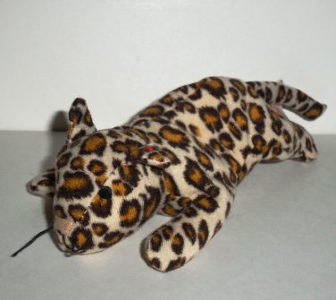 McDonald's 1999 Ty Teenie Beanie Babies Freckles the Leopard Happy Meal Toy No Swing Tag Loose Used