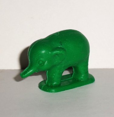 Tupperware Tuppertoys Green Elephant Figure From Busy Blocks Set Loose Used