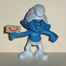 McDonald's 2013 Smurfs 2 Grouchy PVC Figure Happy Meal Toy  Loose Used