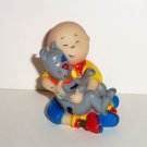 Caillou Holding Gilbert Cat Vinyl Figure Playfully Yours Loose Used