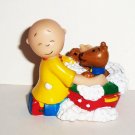 Caillou Giving Dog a Bath Vinyl Figure Playfully Yours Loose Used