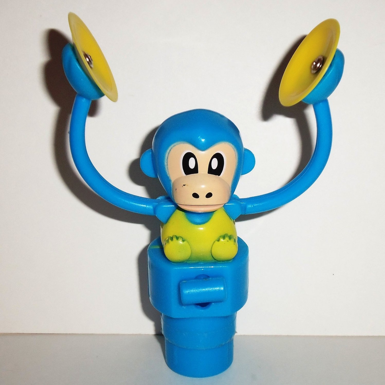 Hilco Blue Monkey Madness Candy Topper Clapping Toy Loose Used
