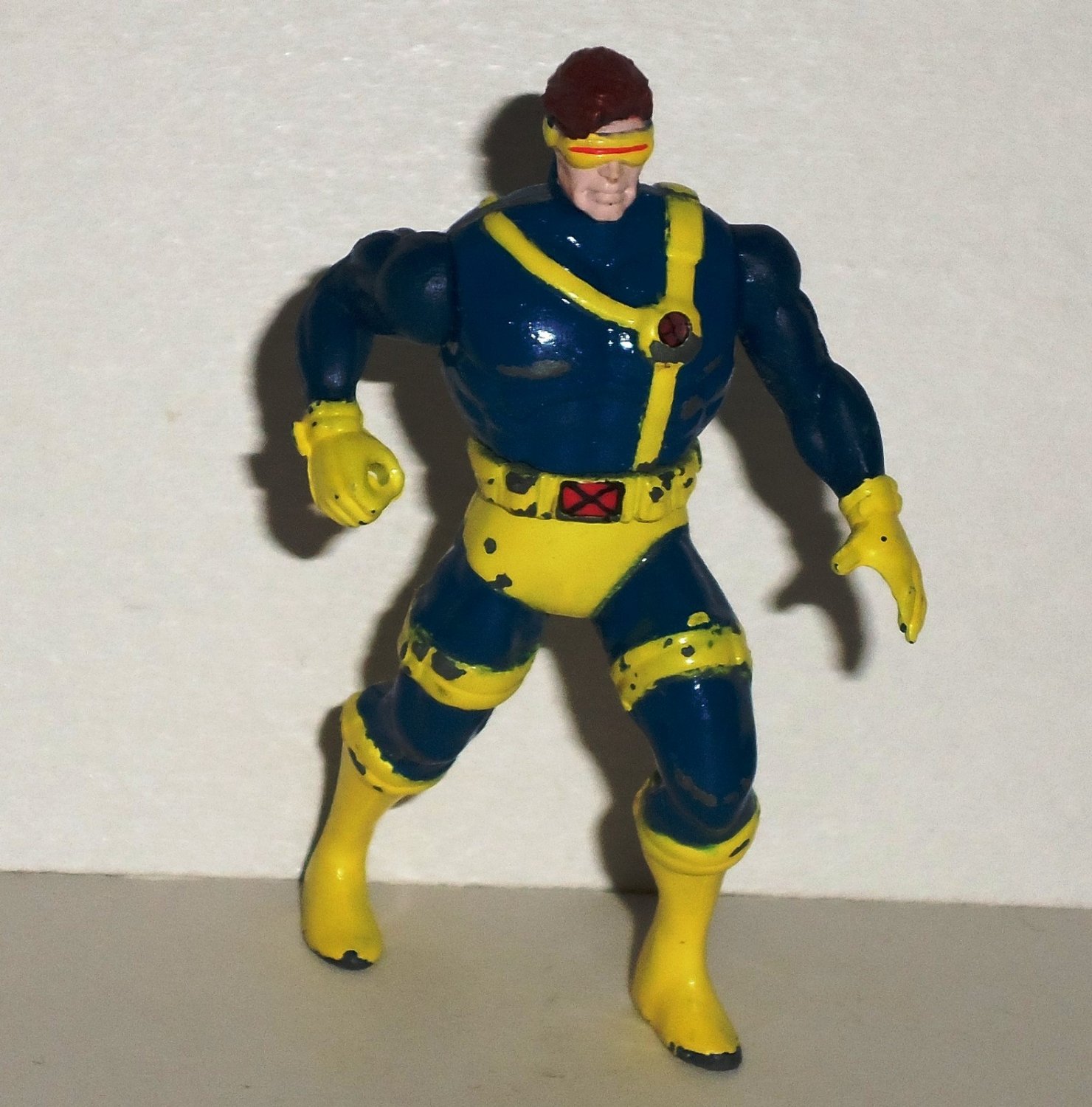 Marvel X-Men Steel Mutants Cyclops Diecast Action Figure Toy Biz 1994 ...