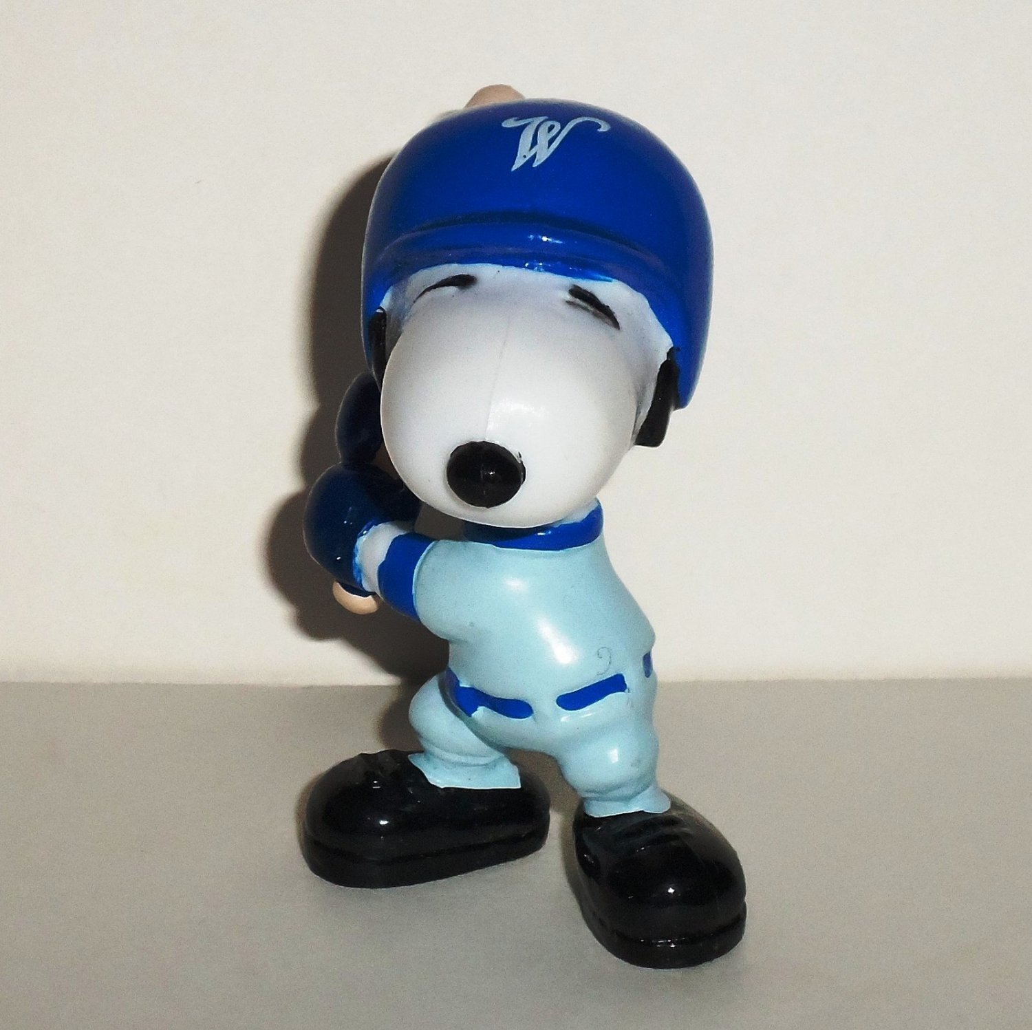 Peanuts Snoopy Baseball Player PVC Figure Whitman's Loose Used