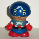 Marvel Play Town Captain America Wooden Figure Learning Curve Loose Used