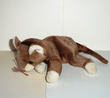 TY Beanie Babies Pounce the Cat 1997 No Swing Tag Loose Used