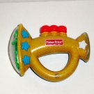 Mcdonald's 2001 Fisher-Price Trumpet Rattle U3 Happy Meal Toy Loose Used