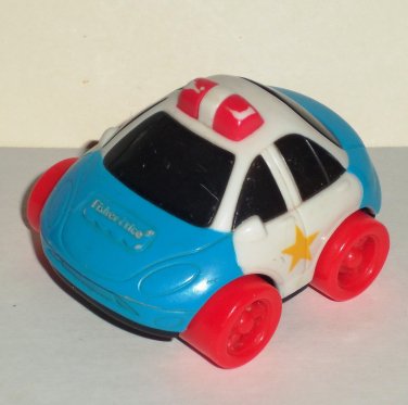 McDonald's 2001 Fisher-Price Police Car U3 Happy Meal Toy Loose Used