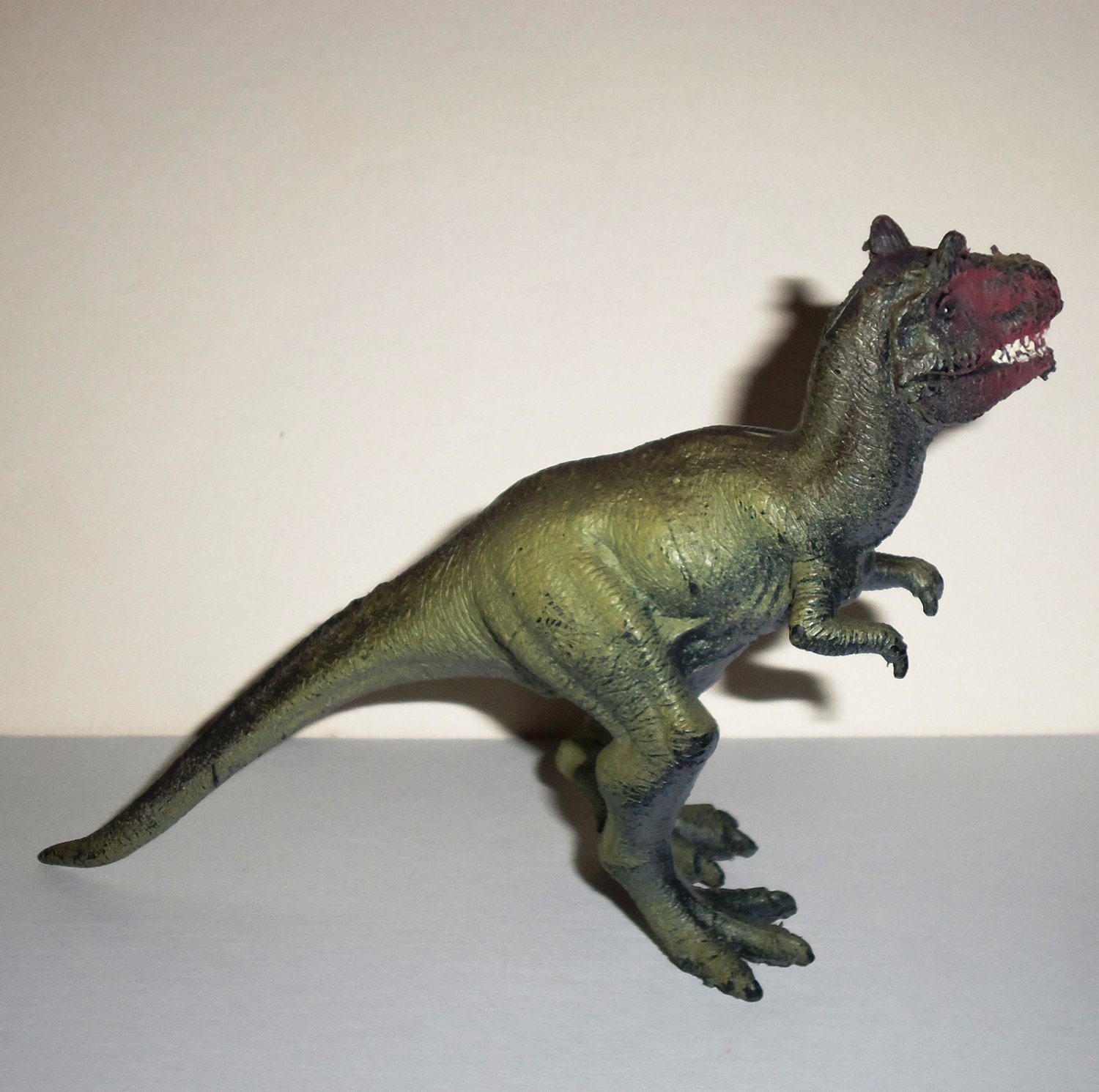 Toy Major 2009 Dilophosaurus Plastic Dinosaur Loose Used