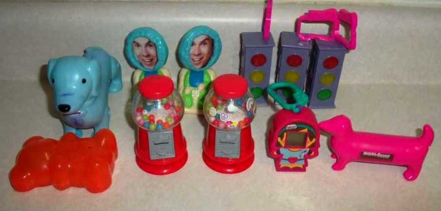 McDonald's 2010-2011 iCarly Happy Meal Toys Lot of 11 Loose Used