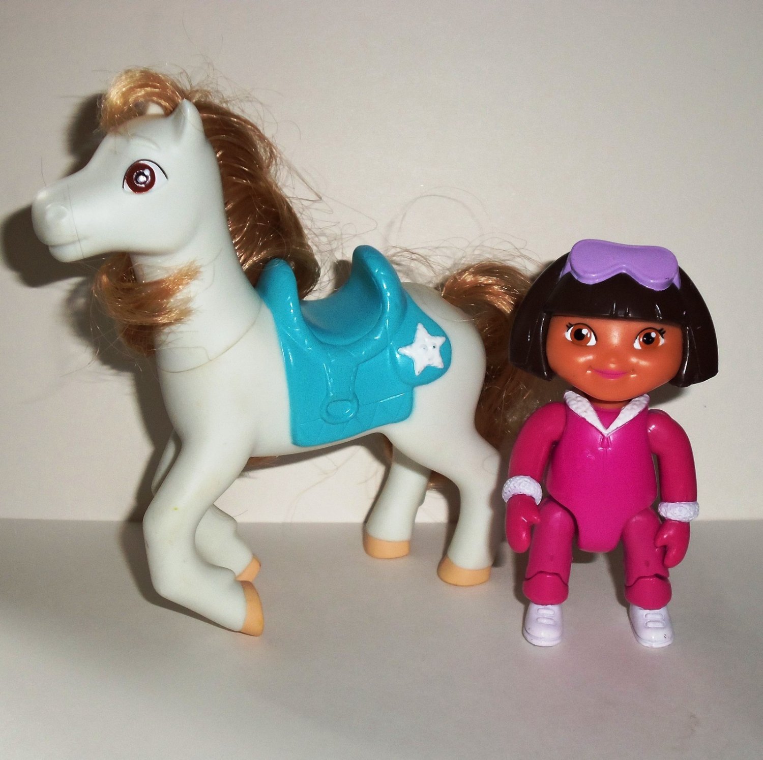 Fisher-Price Dora's Pony Adventures Playset Dora & Frost Figures Only ...