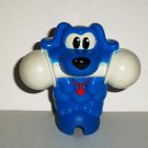 Fisher-Price Pop-Onz Blue Dog Figure Loose Used