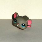 Littlest Pet Shop #309 Gray Mouse Figure Hasbro 2004 Loose Used