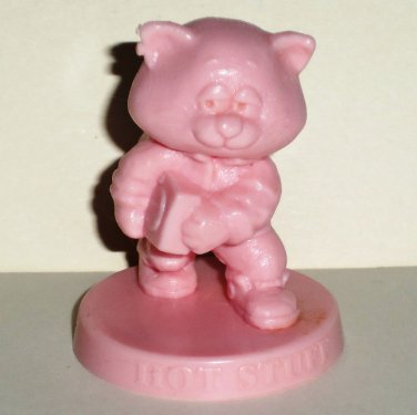 Wendy's 1985 Good Stuff Gang Hot Stuff Light Pink PVC Figure Kids Meal Toy Loose Used