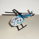 Blue & White Diecast Helicopter X-3120 DKD2 Loose Used