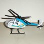 Blue & White Diecast Helicopter X-3120 DKD2 Loose Used