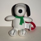 Wendy's 2008 Peanuts Snoopy Plush with Clip Kids Meal Toy Loose Used