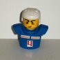 McDonald's 2004 Lego Sports Blue Hockey Player Head and Torso Happy Meal Toy Loose Used