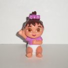 Fisher-Price Dora the Explorer Baby Sister Figure Only from Big Sister Talking Nursery Loose Used