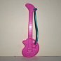 Barbie Pink Plastic Electric Guitar for Dolls Mattel 2001 Loose Used