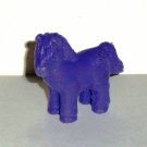 Purple Rubber Horse Pony Figure Toy Animal Eraser Loose Used