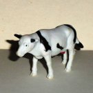 Black & White Cow Plastic Figure Toy Animal Loose Used