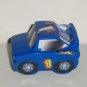 Wendy's 2012 Blue Plastic Race Car Only Kids Meal Toy Loose Used