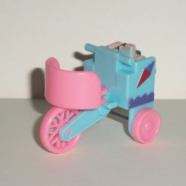 Plastic 3 Wheel Pink & Blue Ice Cream Cart Toy Loose Used