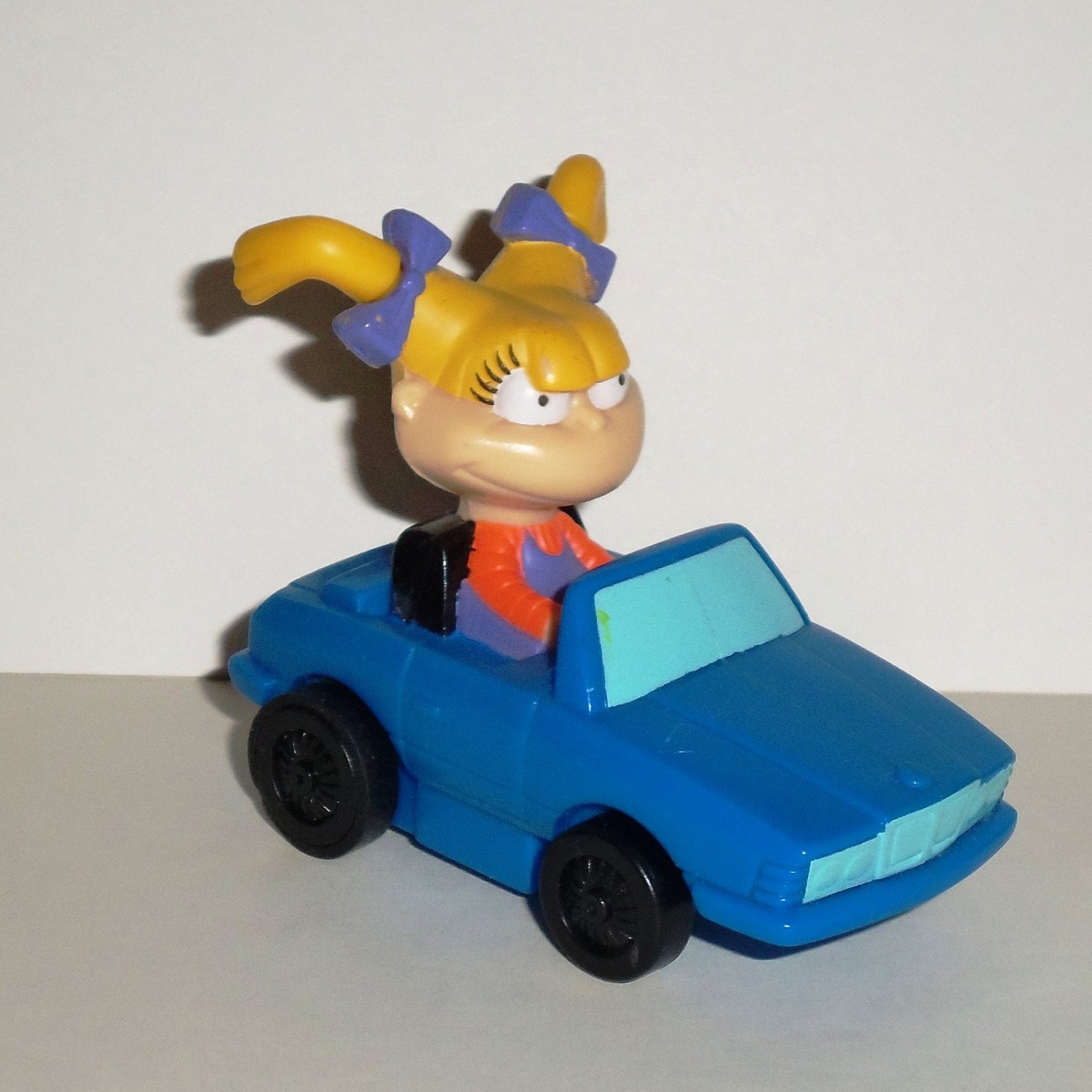 Burger King 1998 Rugrats Angelica Pull Back Car Kids Meal Toy Loose Used