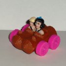 McDonald's 1994 Flintstones Movie Betty & Bamm-Bamm Car Only Happy Meal Toy Loose Used Writing