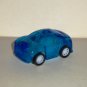 Chuck E. Cheese's 2012 Plastic Pull Back Blue Mini Car Meal Toy Loose Used