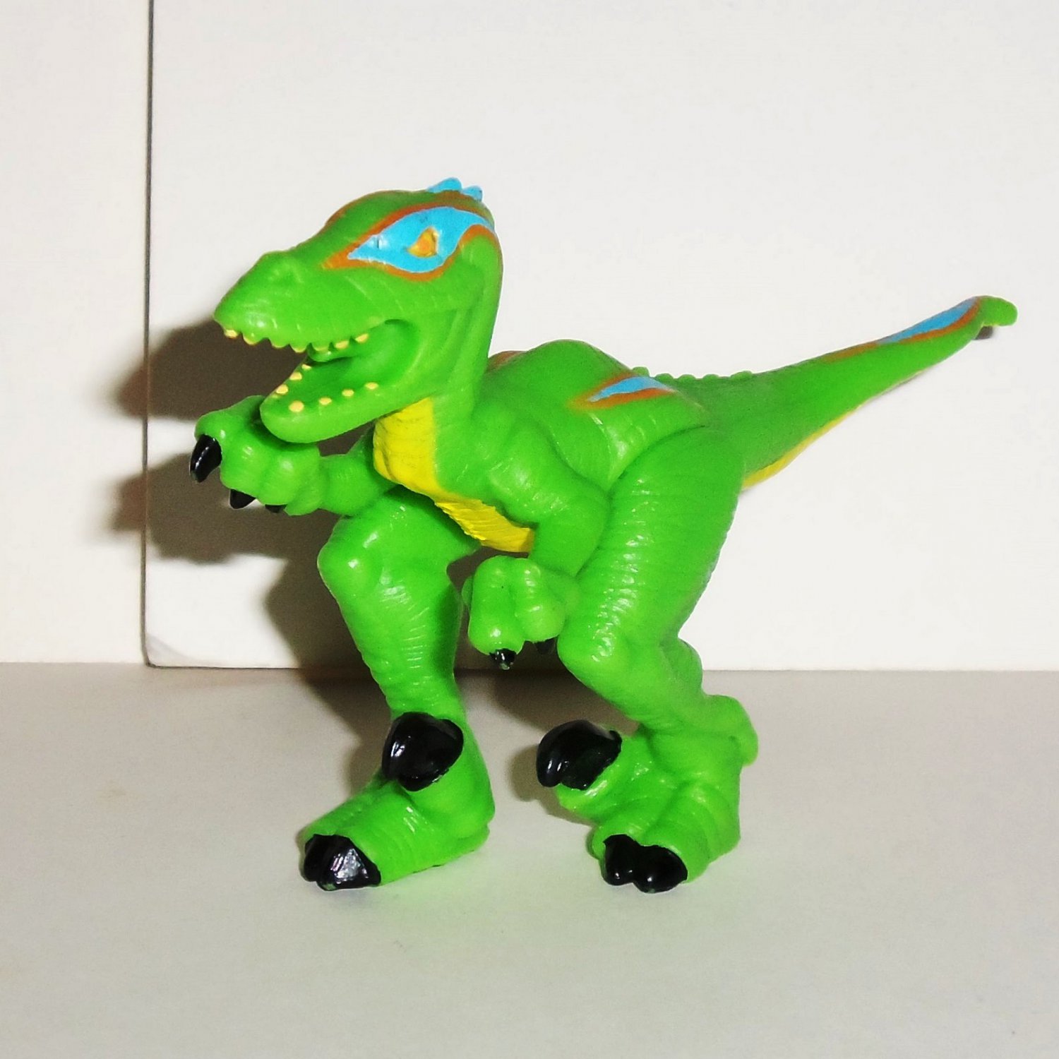 Fisher-Price Imaginext Green Shreds the Raptor Dinosaur Loose Used