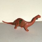 Brontosaurus Apatosaurus Tan & Green 4" Dinosaur Plastic Figure Toy Loose Used