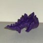 Mattel Hot Wheels Speed-A-Saurus Stegosaurus Purple 3" Rubber Dinosaur Figure Only Loose Used