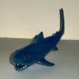 Hollow Vinyl 5" Blue Shark Plastic Figure Loose Used