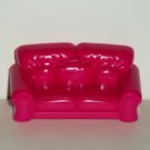 Dollhouse Pinkish Red Couch Sofa Loose Used